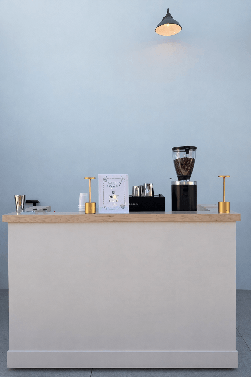 Coffee x Bar mobile coffee cart setup at event